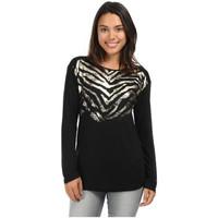 emoi top cara womens long sleeve t shirt in black