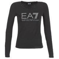 Emporio Armani EA7 BOKIRAKO women\'s Long Sleeve T-shirt in black