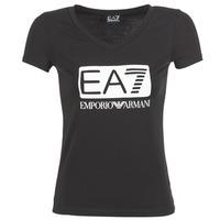 Emporio Armani EA7 FOUNAROLA women\'s T shirt in black