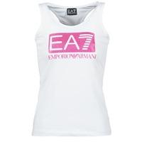 Emporio Armani EA7 MADROULA women\'s Vest top in white