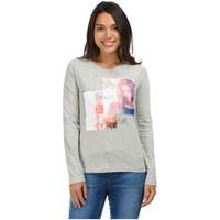 emoi top gina womens long sleeve t shirt in grey