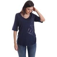 emporio armani ea7 3ytt94 tj28z t shirt women womens t shirt in blue