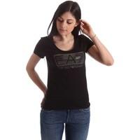 emporio armani ea7 3ytt86 tj12z t shirt women womens t shirt in black