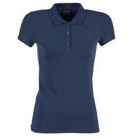 Emporio Armani EA7 MOSSADO women\'s Polo shirt in blue