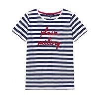 embroidered breton tee