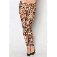 Emblem Ethnic Print Treggings