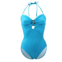 emmatika 1 piece turquoise swimsuit solid cianico djerba