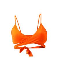 emmatika orange triangle swimsuit solid naranja mahino