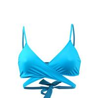 emmatika turquoise triangle swimsuit solid cianico mahino