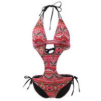 emmatika red trikini swimsuit joy red tiki