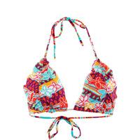 emmatika multicolor triangle swimsuit pueblo hibiscus