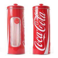 embossed coca cola straw holder