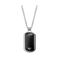 Emporio Armani EGS1726040 Mens Black Matte Necklace