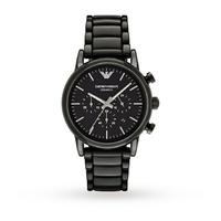 Emporio Armani Mens Black Ceramic Bracelet Watch AR1507