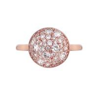 emozioni bouquet rose gold plated ring