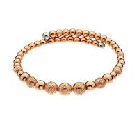 Emozioni Rose Gold Plate Ula Wrap Bangle