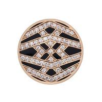 Emozioni Art Deco Classic Rose Gold Plate Coin