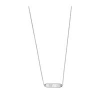 emporio armani jewellery ladies sterling silver shimmer necklace