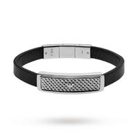 Emporio Armani Mens Deco Tonneau Mesh Two Tone Steel Bracelet EGS2139040