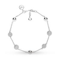 emporio armani ladies pearls sterling silver bracelet eg3300040