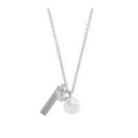 emporio armani ladies charm sterling silver necklace eg3314040