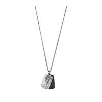 Emporio Armani Stainless Steel Dog Tag Necklace