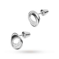 emporio armani jewellery ladies sterling silver stelle earrings