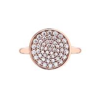 Emozioni Scintilla Rose Gold Plated Ring