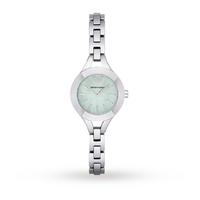 emporio armani ladies silver steel bracelet watch ar7416