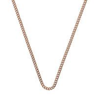Emozioni Necklace Rose Gold Curb 35mm Chain