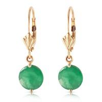 Emerald Drop Earrings 3.3ctw in 9ct Gold
