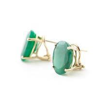 Emerald Stud Earrings 13.0ctw in 9ct Gold