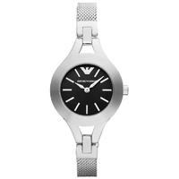 emporio armani ladies black dial watch ar7328