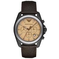 Emporio Armani Mens Chronograph Strap Watch AR6070