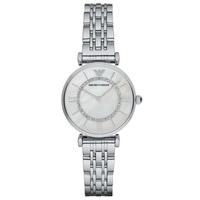 emporio armani ladies silver bracelet watch ar1908