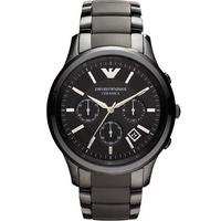 Emporio Armani Mens Black Ceramic Watch AR1452
