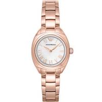 Emporio Armani Ladies Rose Gold Plated Bracelet Watch AR11038
