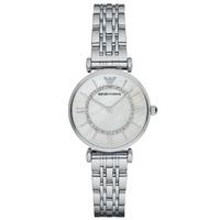 emporio armani ladies silver bracelet watch ar1908