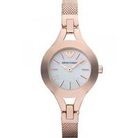 Emporio Armani Ladies Rose Gold Watch AR7329