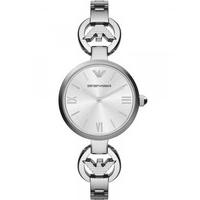 emporio armani ladies silver dial watch ar1772