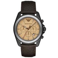 emporio armani mens chronograph strap watch ar6070