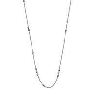 Emporio Armani Ladies Silver Beaded Necklace