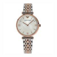 Emporio Armani Ladies Round Two-Tone Watch