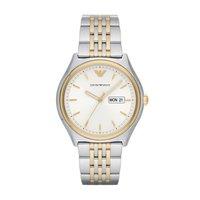 Emporio Armani Gents Two Tone Day Date Watch