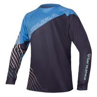 endura mt500 print ls jersey navy