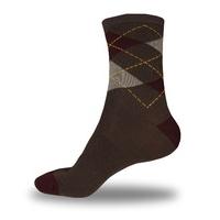 Endura Argyll Socks Burgundy Twin Pack