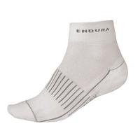 endura coolmax womens race socks white triple pack