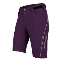 Endura Singletrack Lite Baggy Womens Shorts Purple