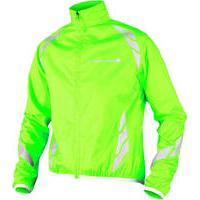 Endura Luminite Kids Waterproof Jacket Hi Vis Green