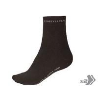 Endura Thermolite Sock x2 Pack Black